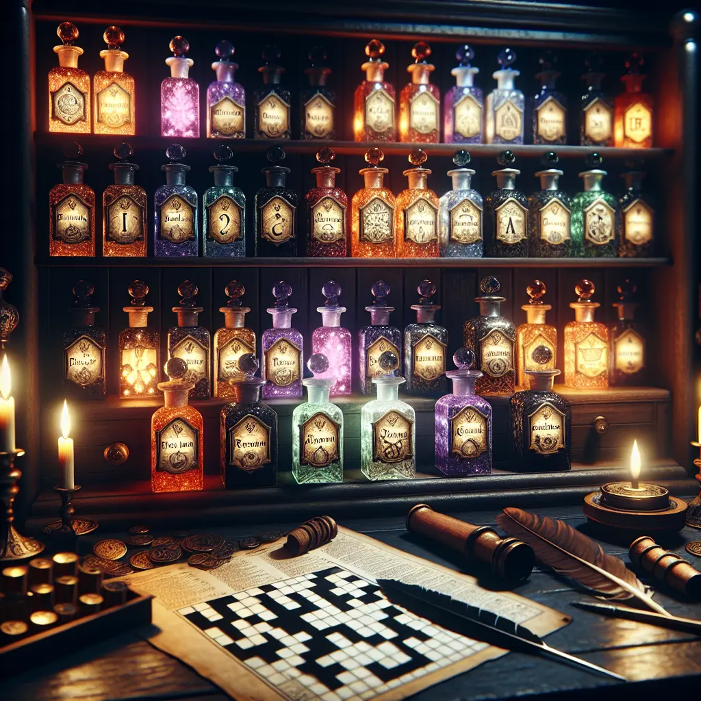 Trylledrik Krydsord Løsninger